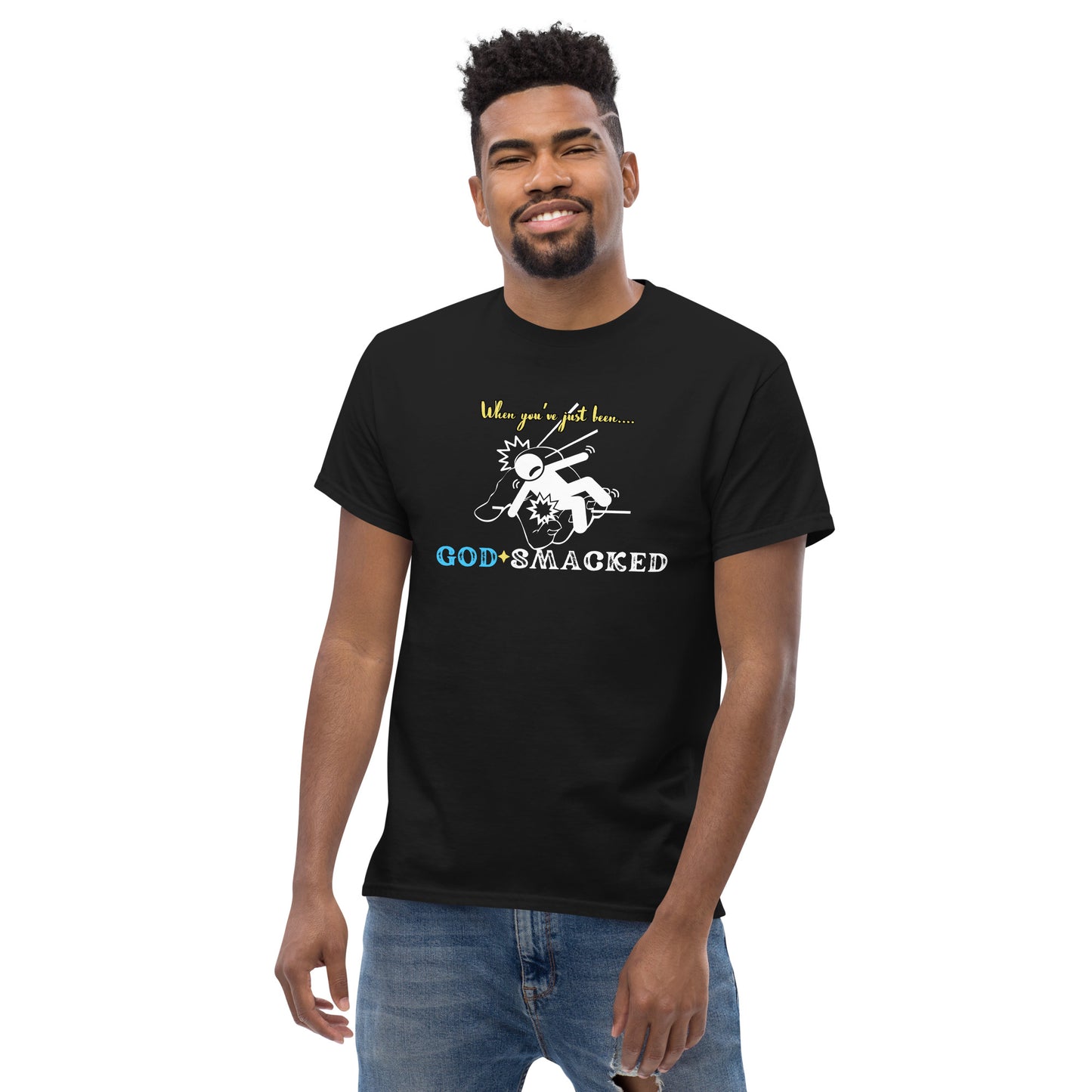 GOD SMACKED Unisex Custom Printed Cotton T-shirt