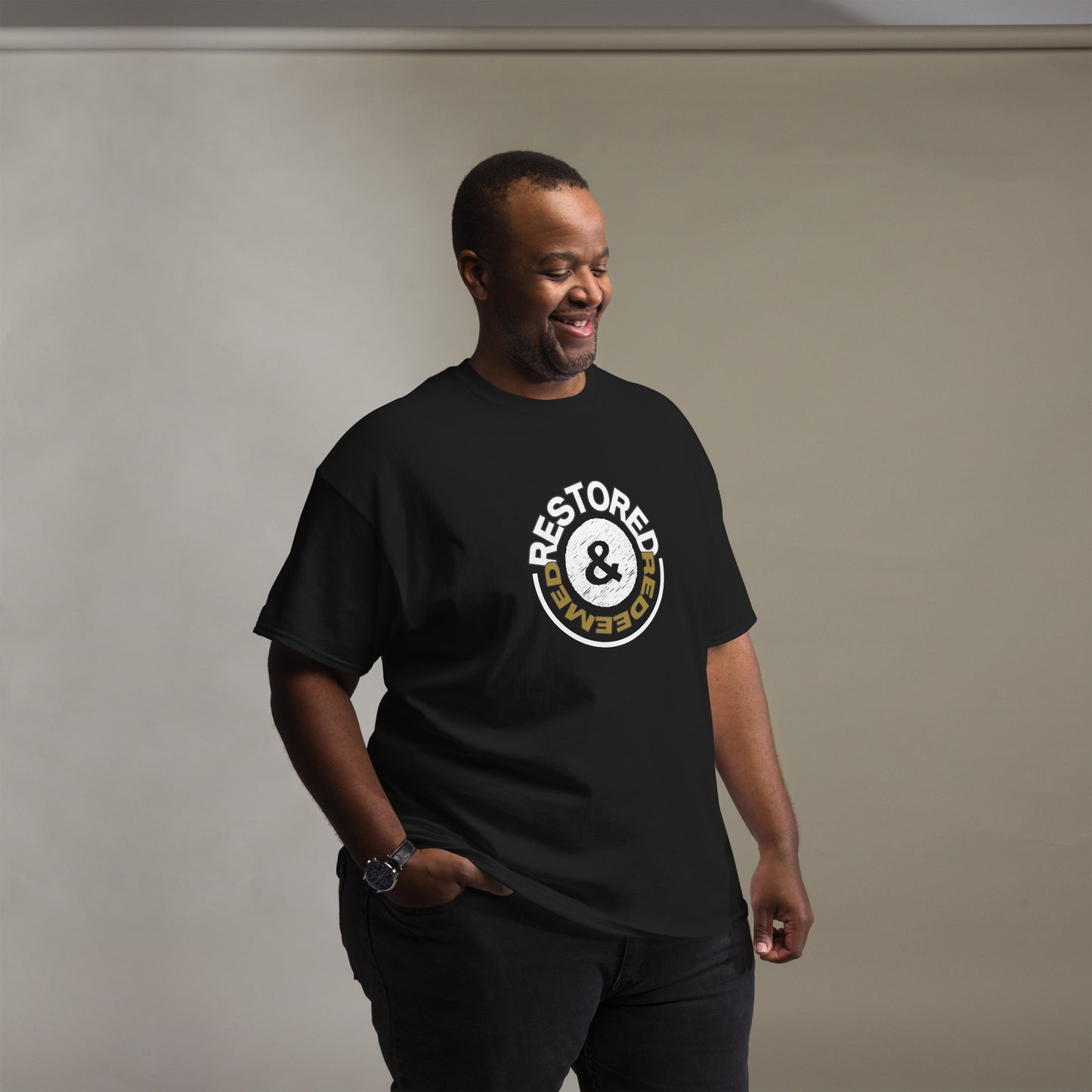 RESTORED & REDEEMED cotton unisex classic t-shirt