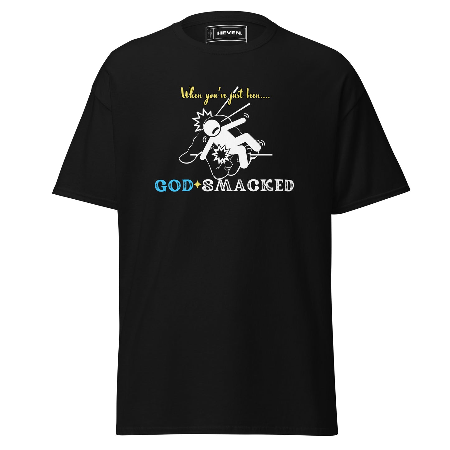 GOD SMACKED Unisex Custom Printed Cotton T-shirt