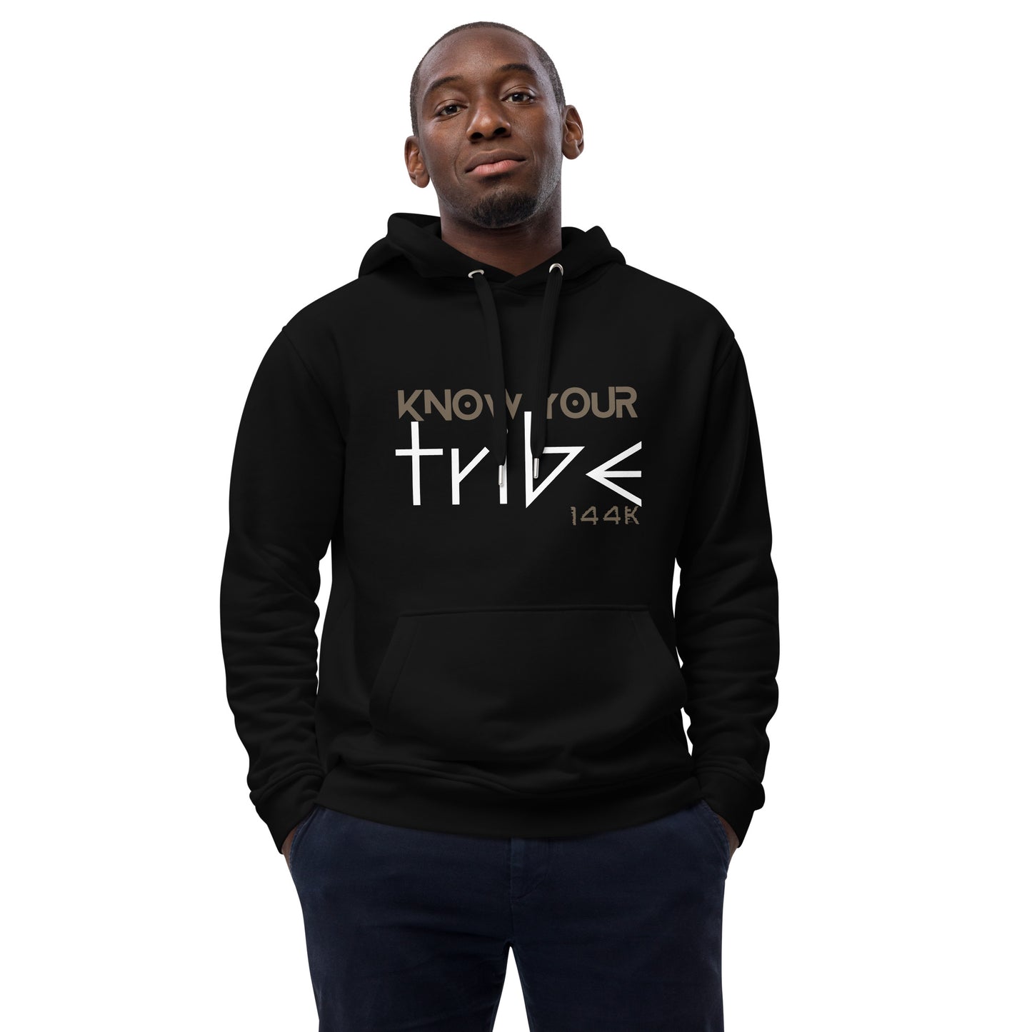 TRIBE, "know your" Premium eco graphic hoodie sweatshirt