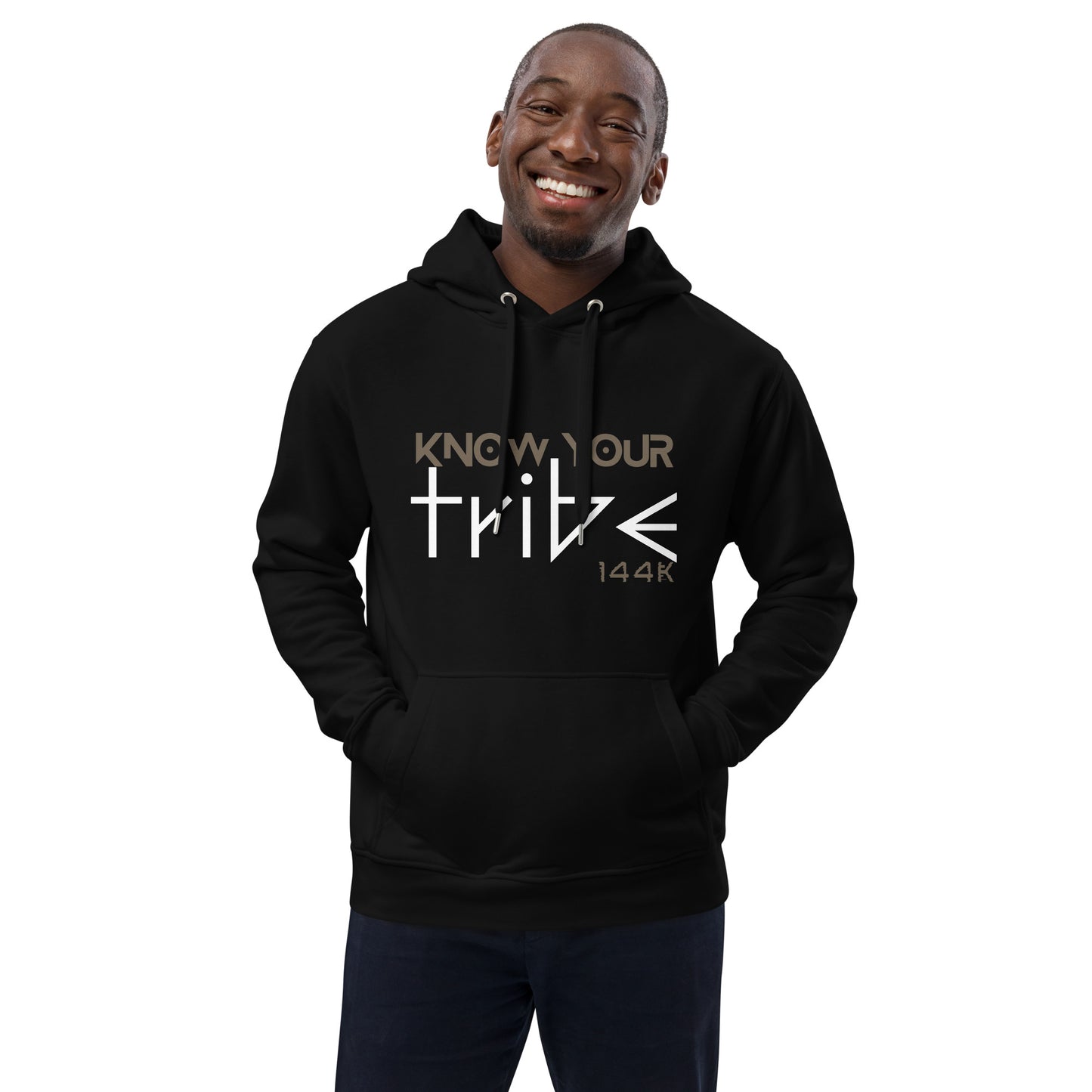 TRIBE, "know your" Premium eco graphic hoodie sweatshirt