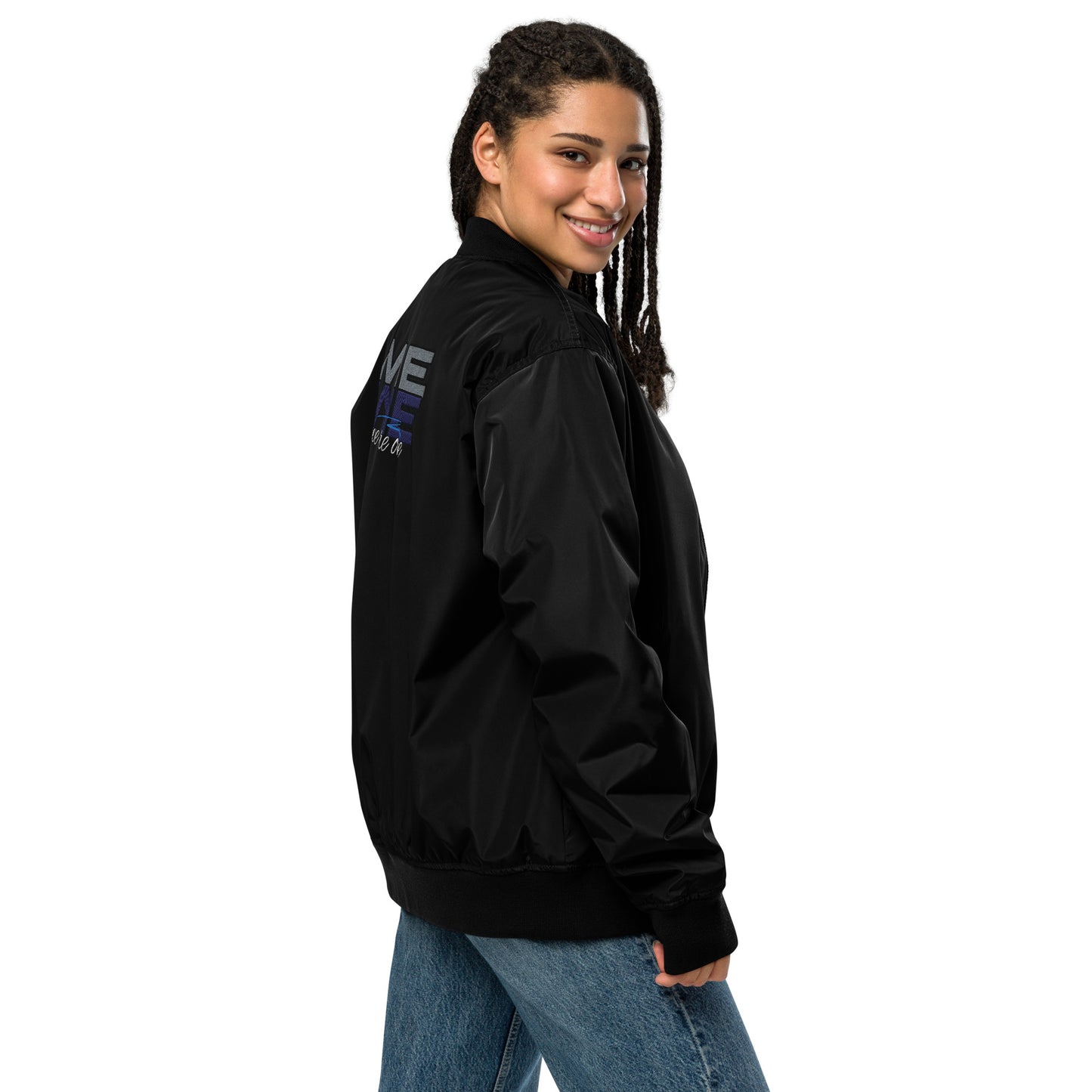 We are One! Premium recycled bomber jacket