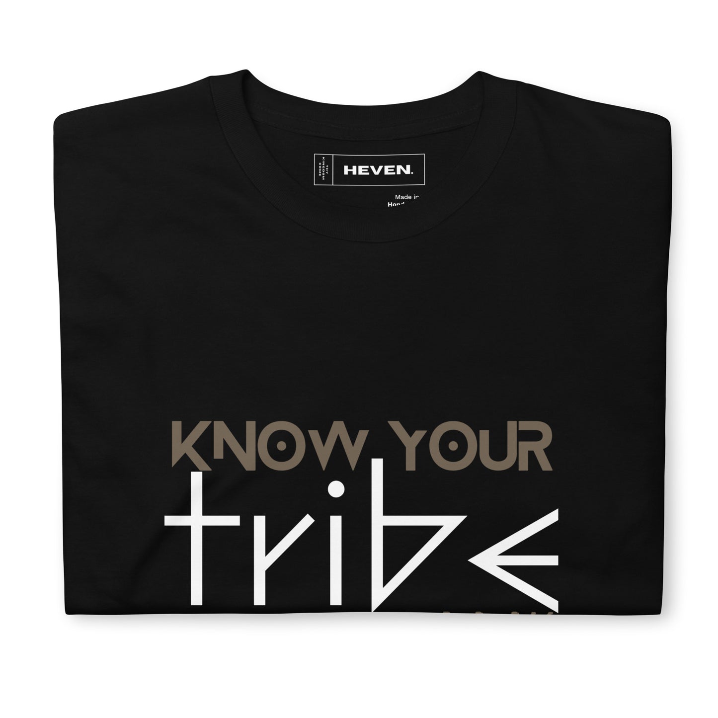 TRIBE, "know your" Short-Sleeve Unisex Graphic Cotton T-Shirt