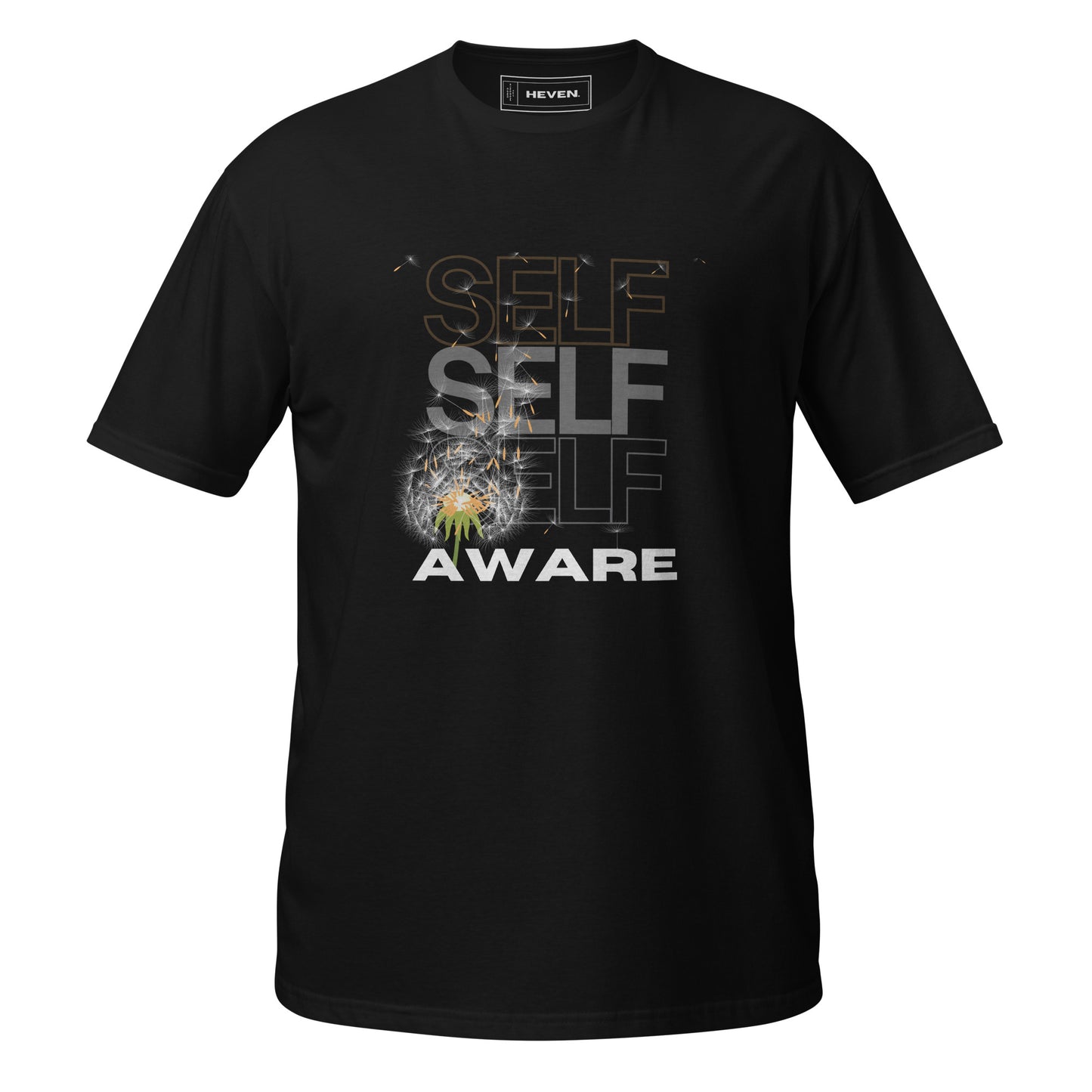 "SELF" Aware Short-Sleeve Unisexb Graphic Cotton T-Shirt