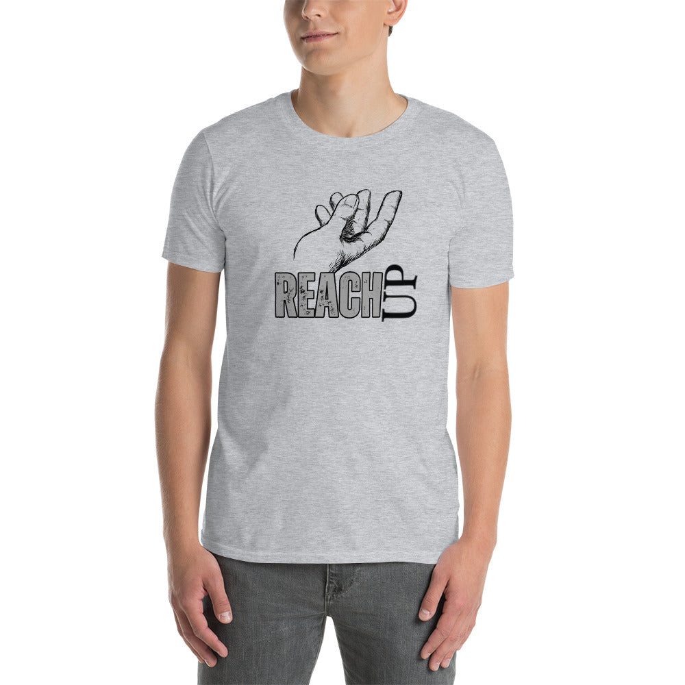 REACH UP "Matthew 11:28" Short-Sleeve Unisex T-Shirt