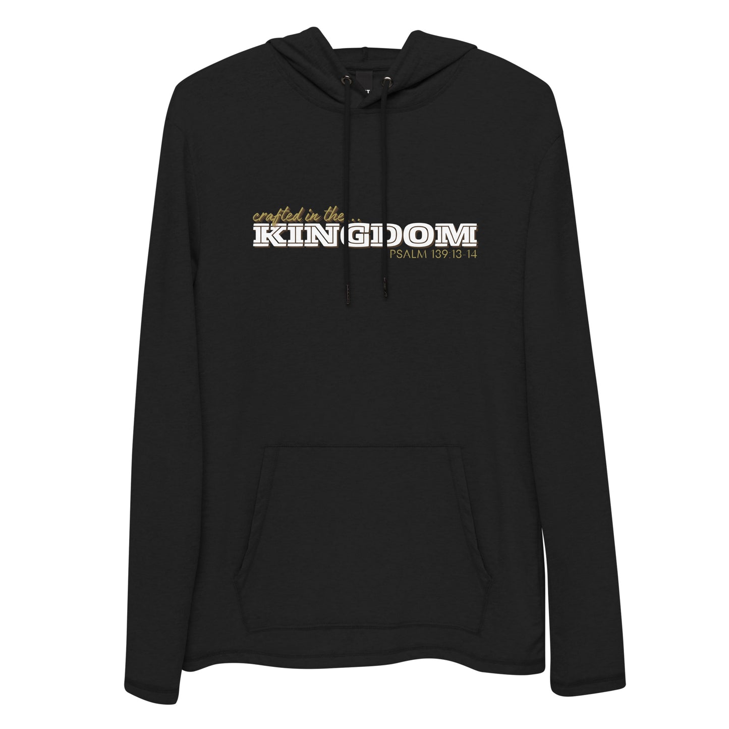 crafted in the..."KINGDOM" Unisex Lightweight Graphic Hoodie