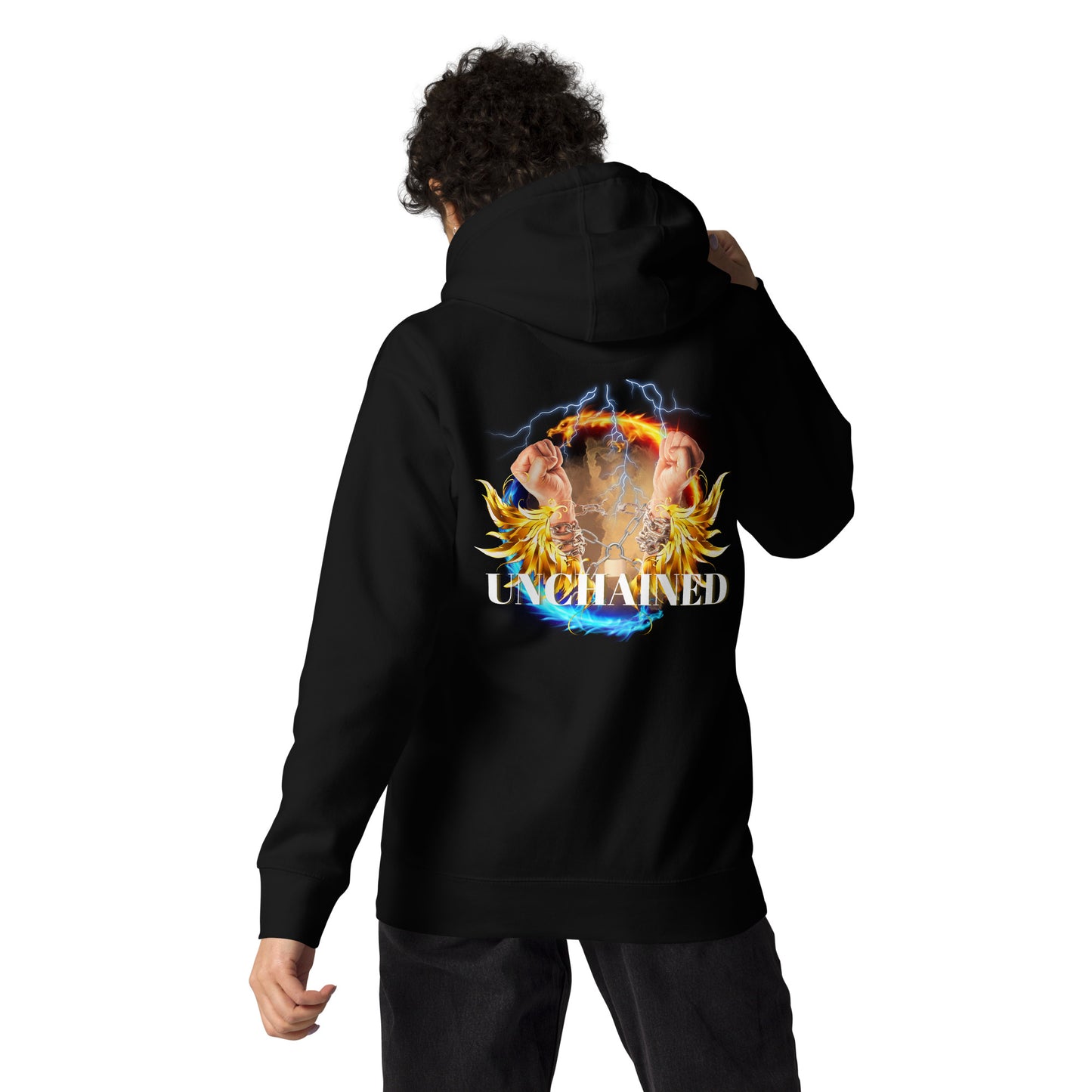 GODS ARMY UNCHAINED Unisex Cotton Hoodie Sweatshirt