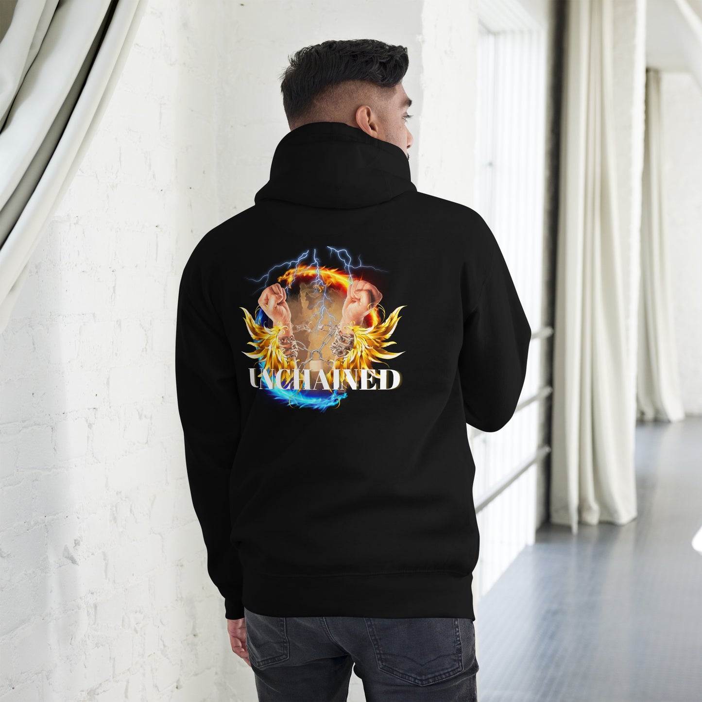 GODS ARMY UNCHAINED Unisex Cotton Hoodie Sweatshirt