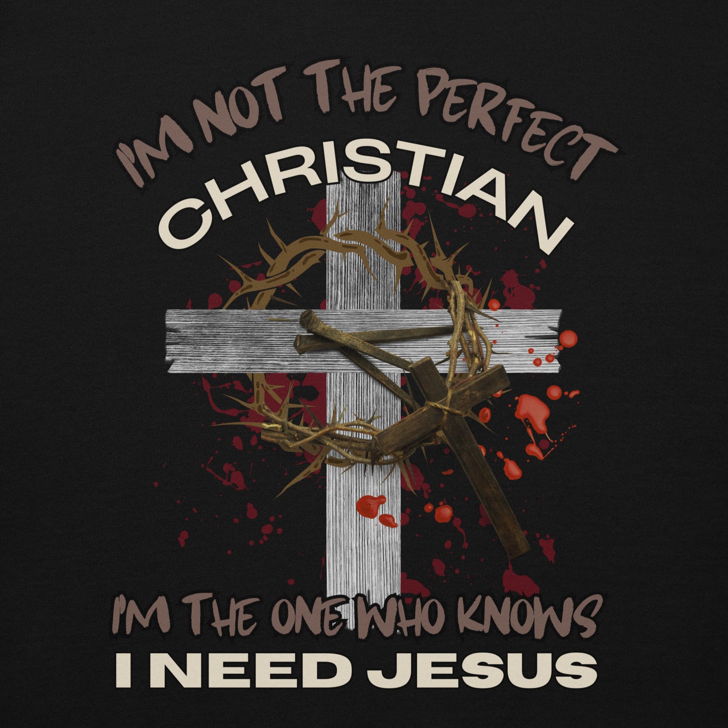 "I'm not the perfect Christian" Unisex Hoodie