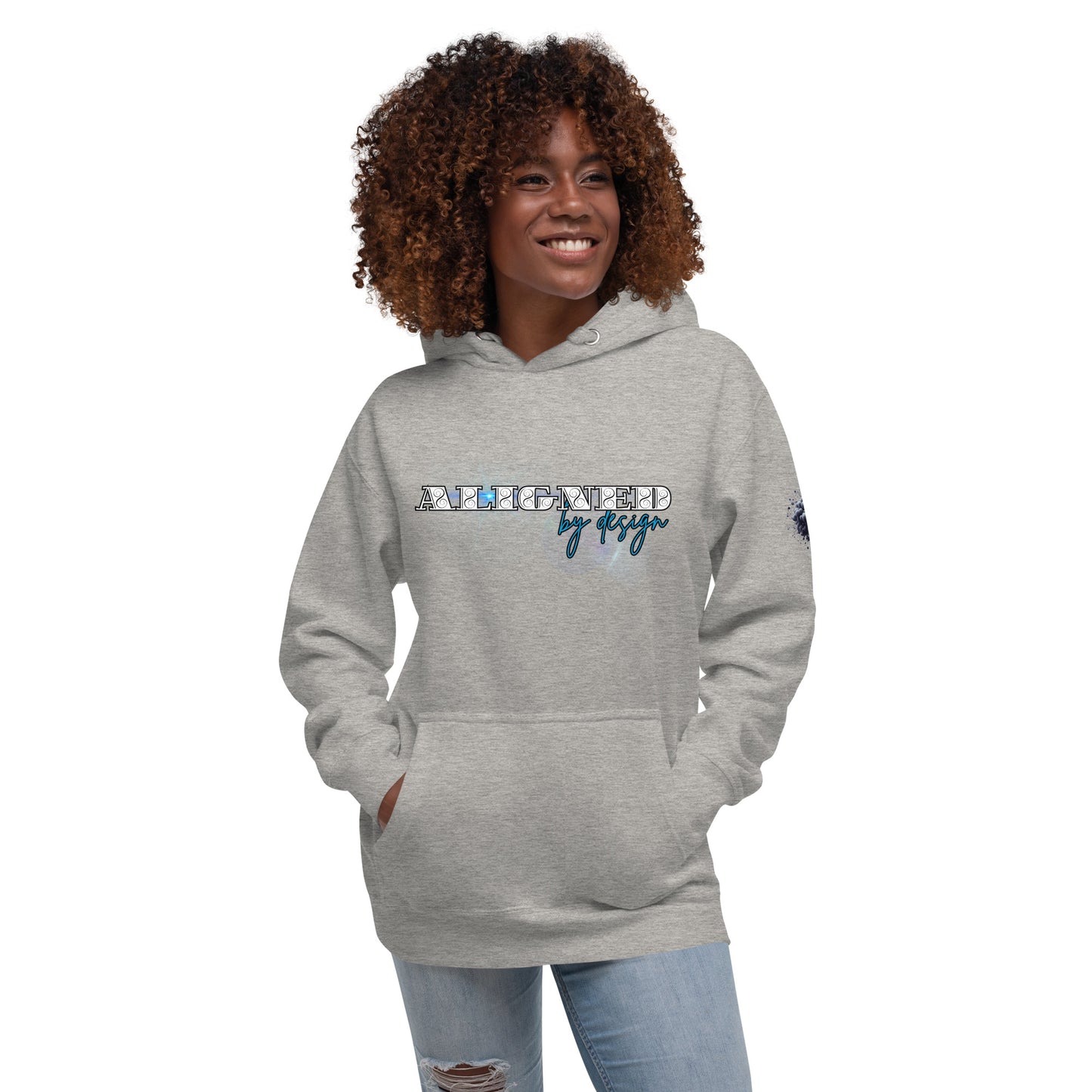 ALIGNED by design Cotton Unisex Hoodie Sweatshirt