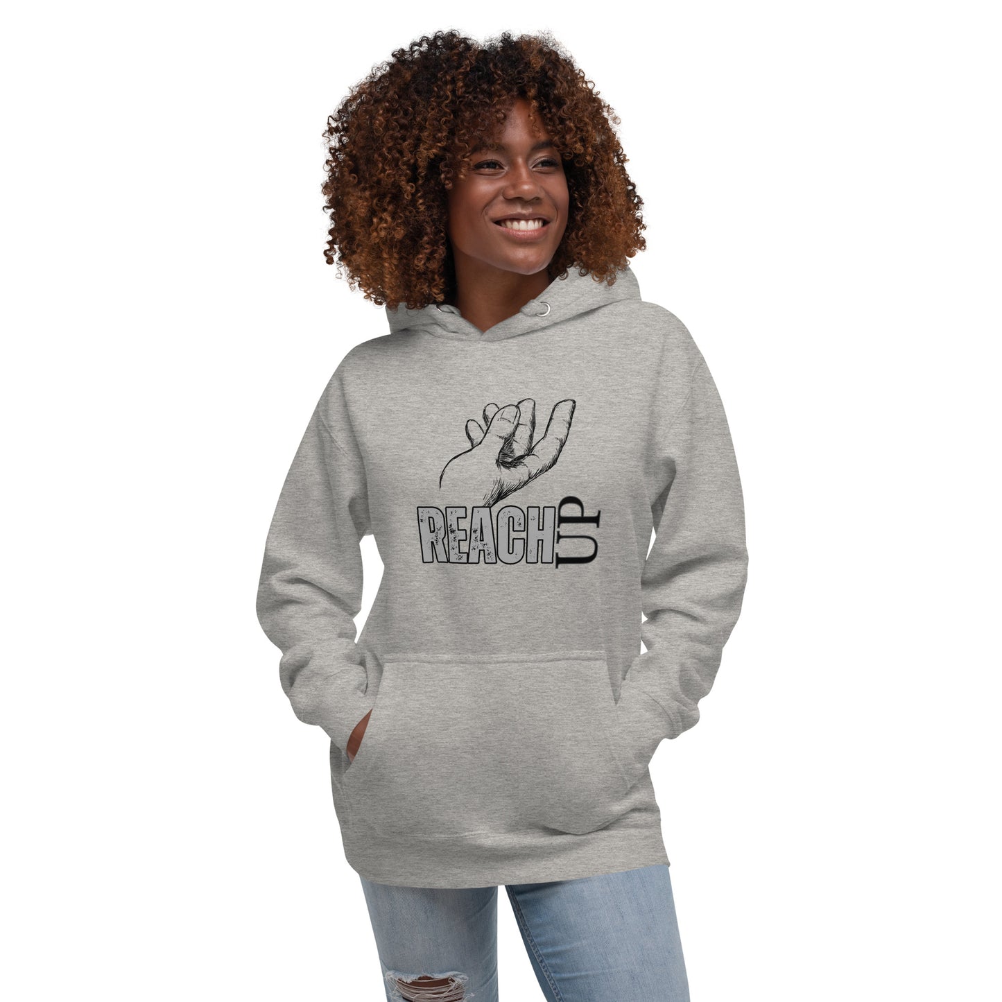REACH UP "Matthew 11:28" Cotton Unisex Hoodie Sweatshirt