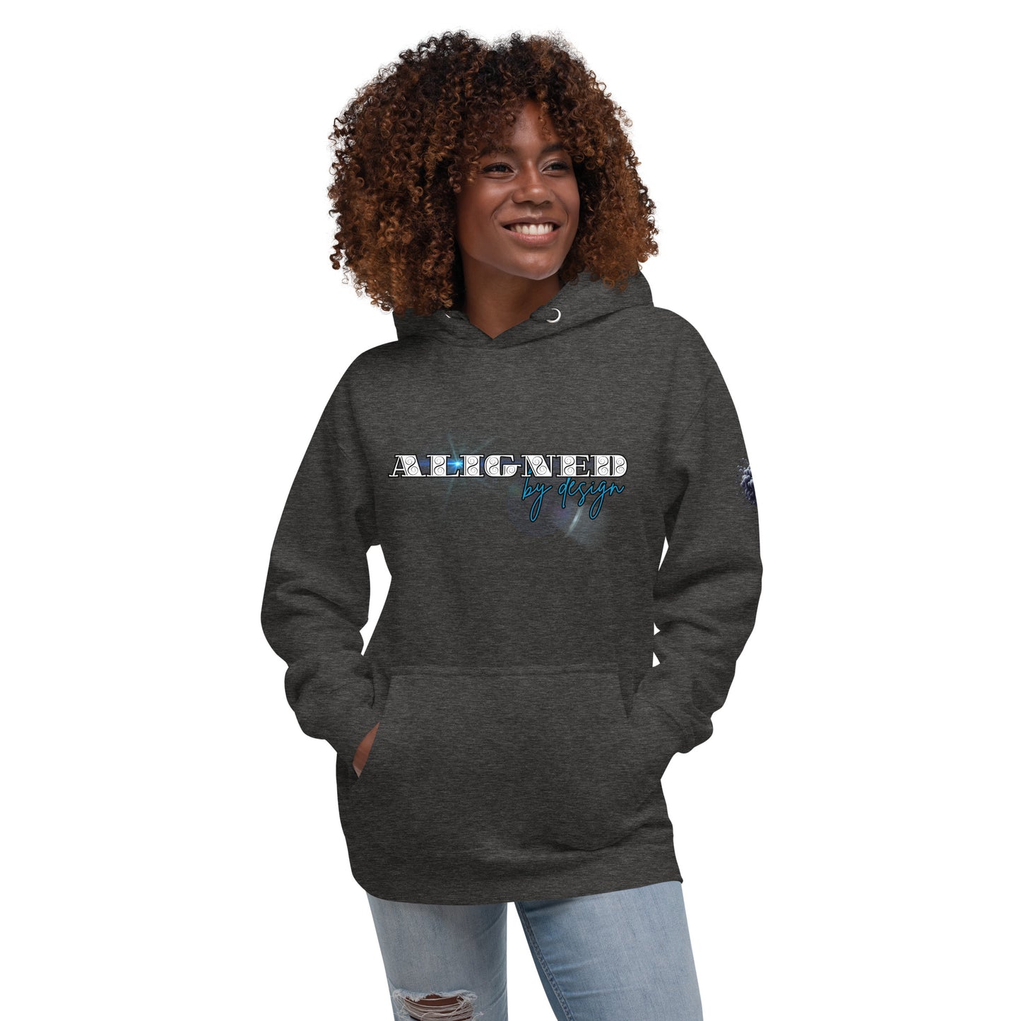 ALIGNED by design Cotton Unisex Hoodie Sweatshirt