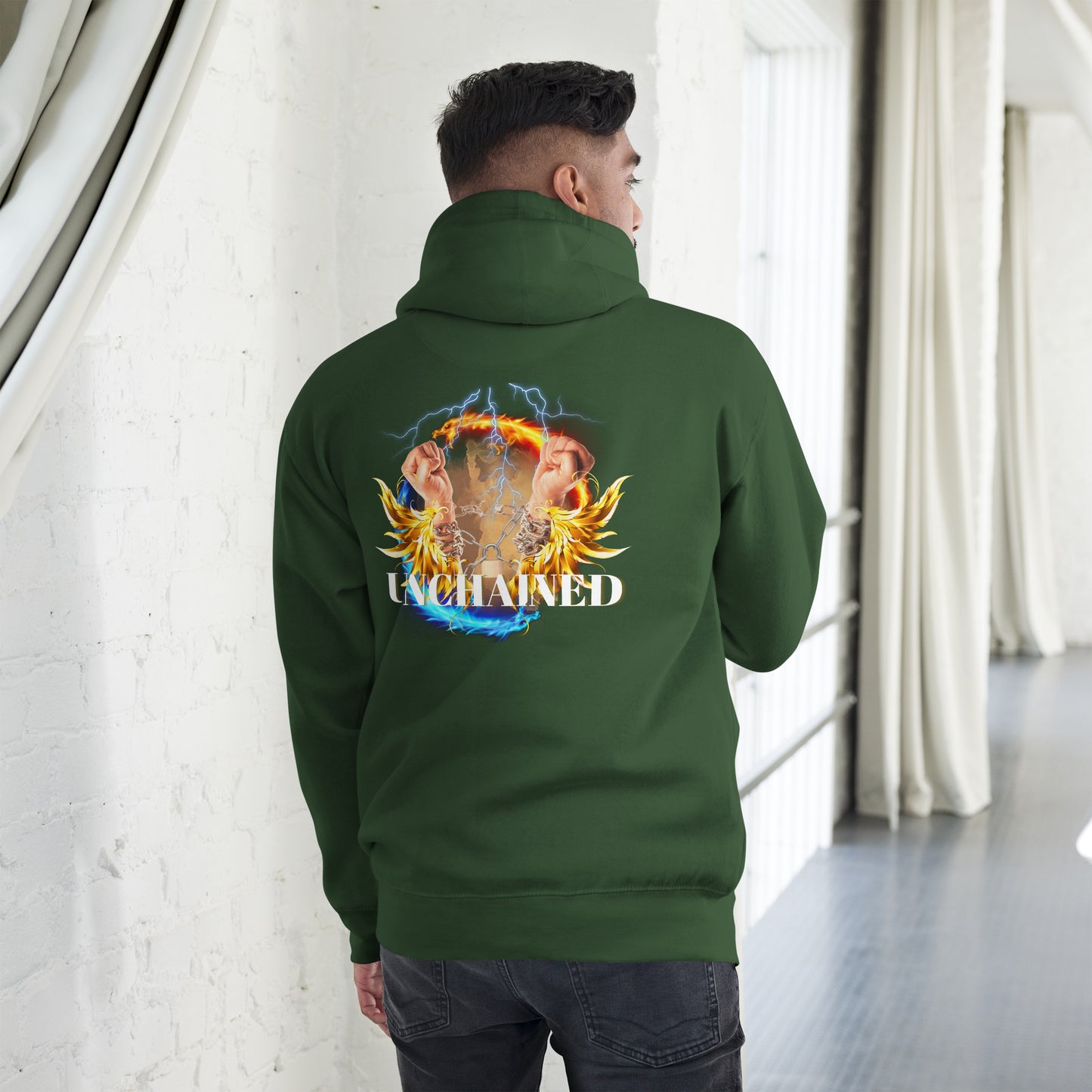 GODS ARMY UNCHAINED Unisex Cotton Hoodie Sweatshirt