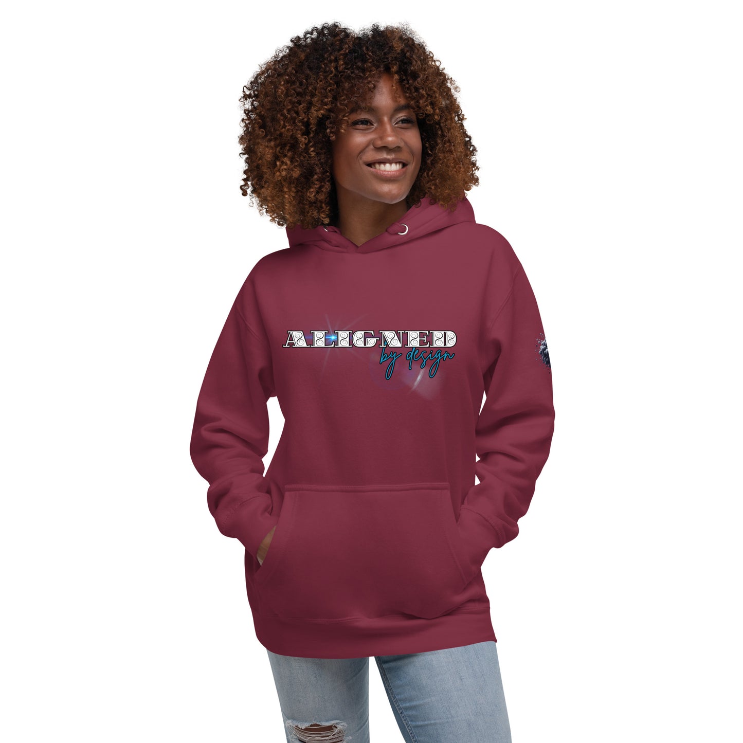 ALIGNED by design Cotton Unisex Hoodie Sweatshirt