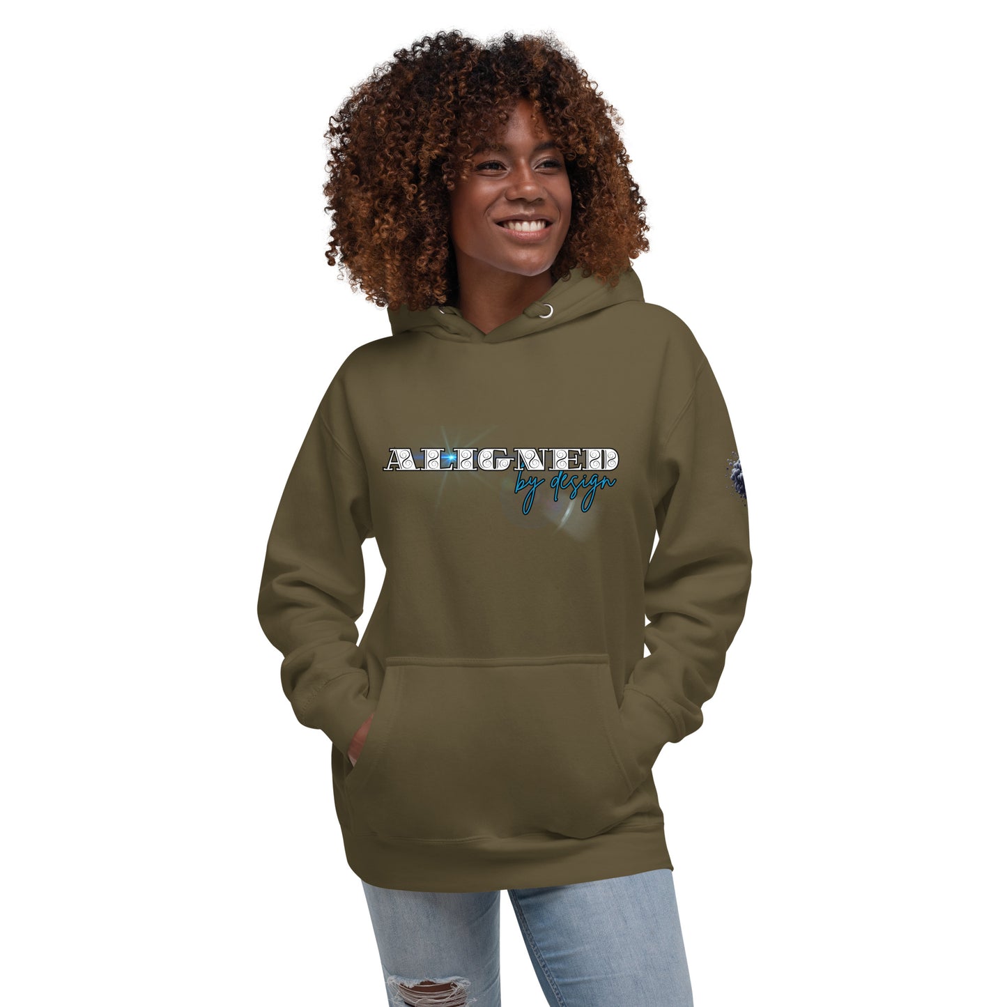 ALIGNED by design Cotton Unisex Hoodie Sweatshirt