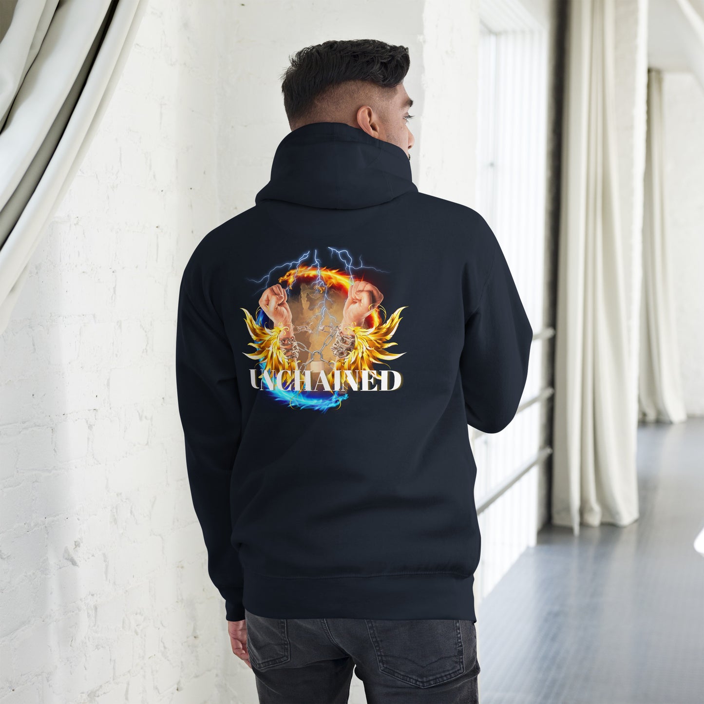 GODS ARMY UNCHAINED Unisex Cotton Hoodie Sweatshirt