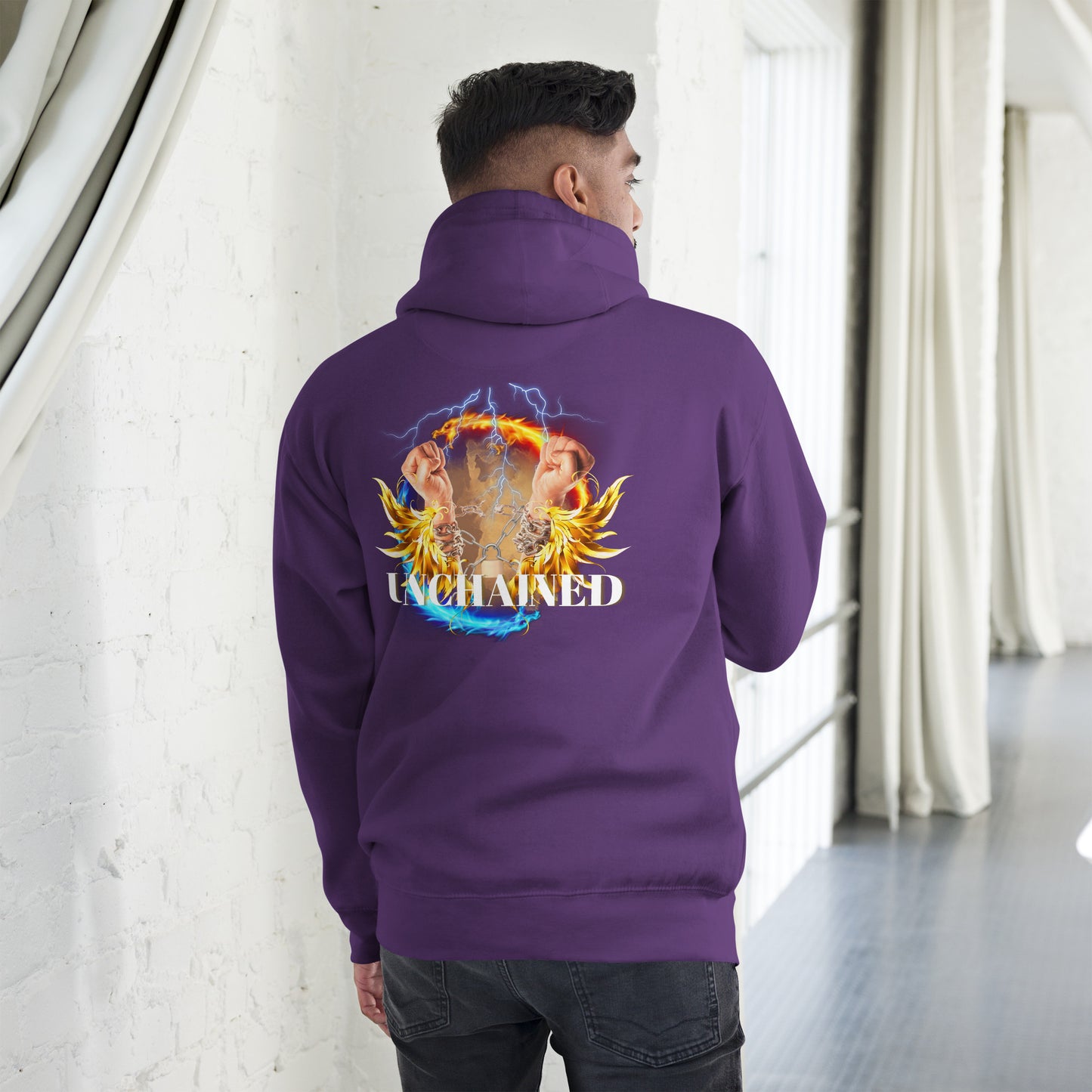 GODS ARMY UNCHAINED Unisex Cotton Hoodie Sweatshirt