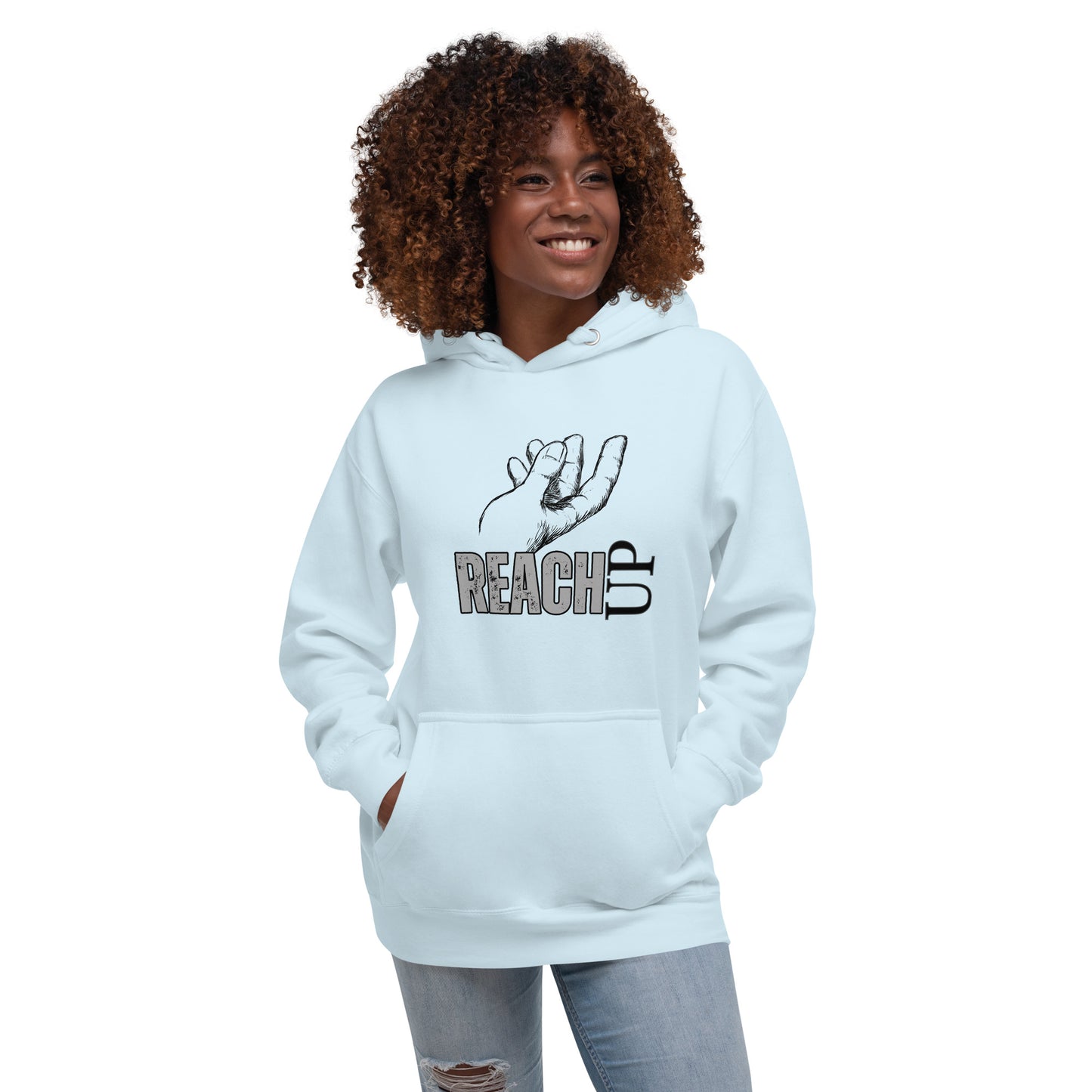 REACH UP "Matthew 11:28" Cotton Unisex Hoodie Sweatshirt