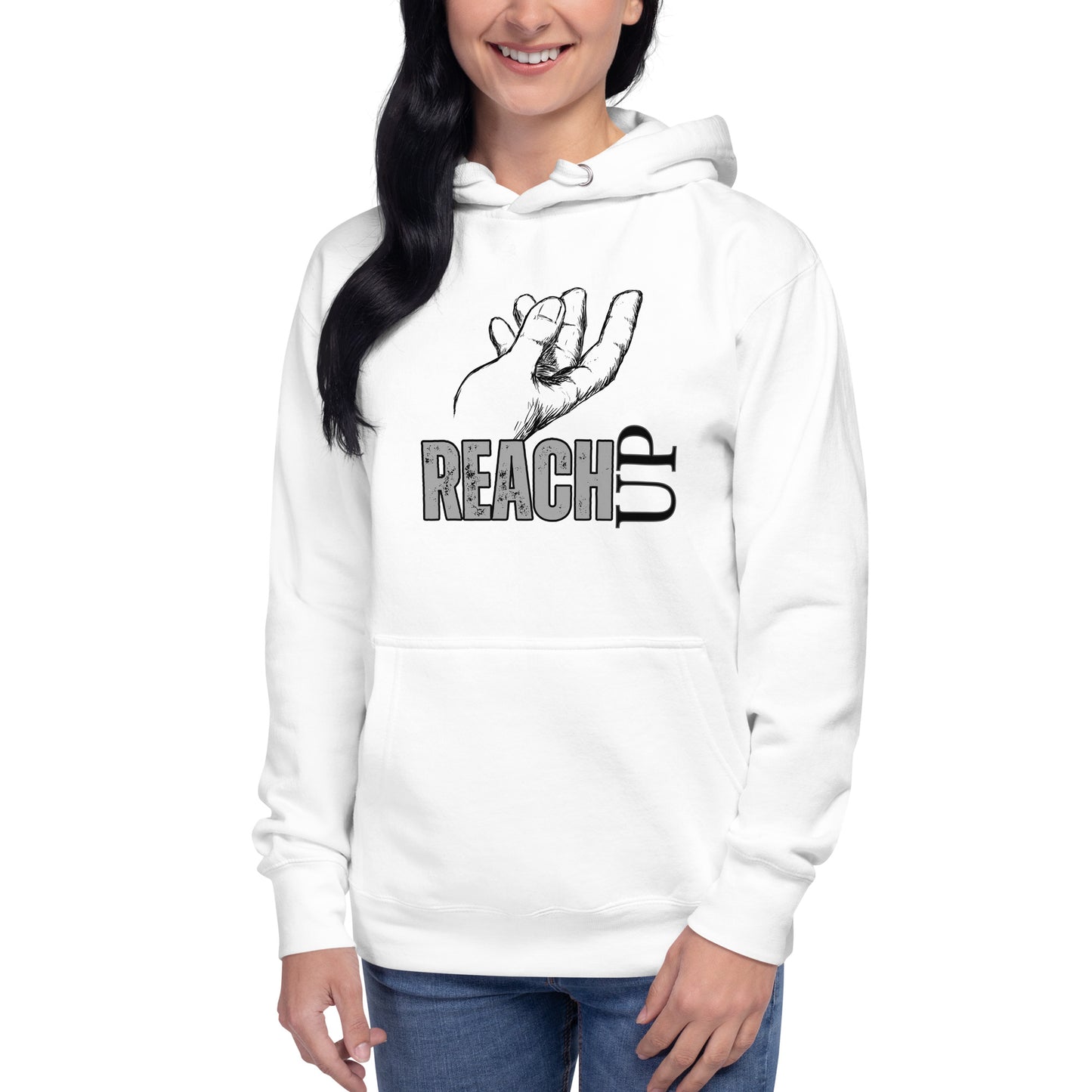 REACH UP "Matthew 11:28" Cotton Unisex Hoodie Sweatshirt