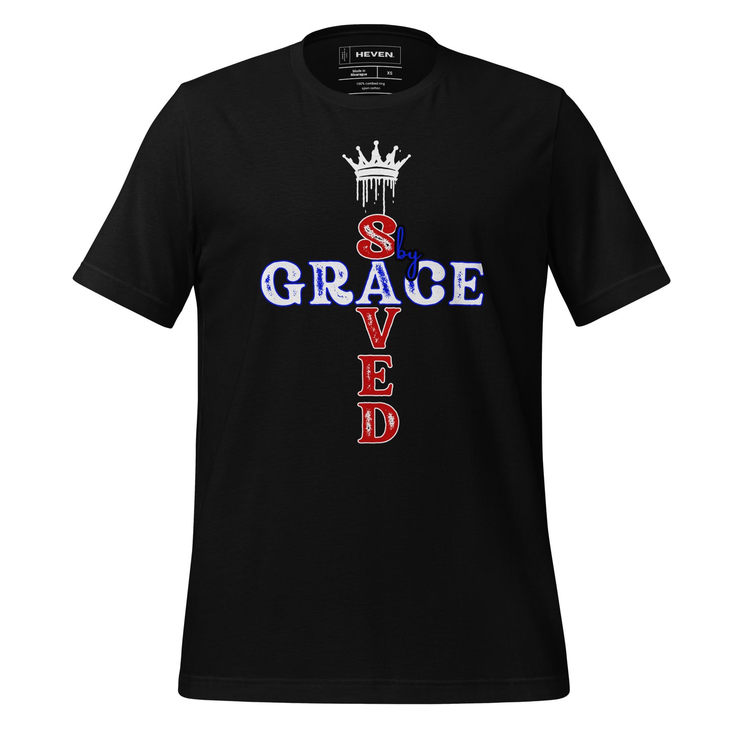 Saved by Grace Unisex Graphic ring spun t-shirt