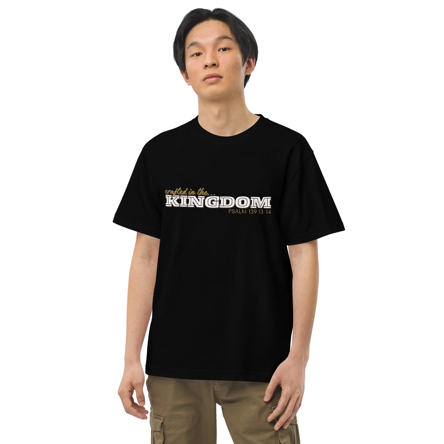 crafted in the ...."KINGDOM" Adult quality graphic t-shirt