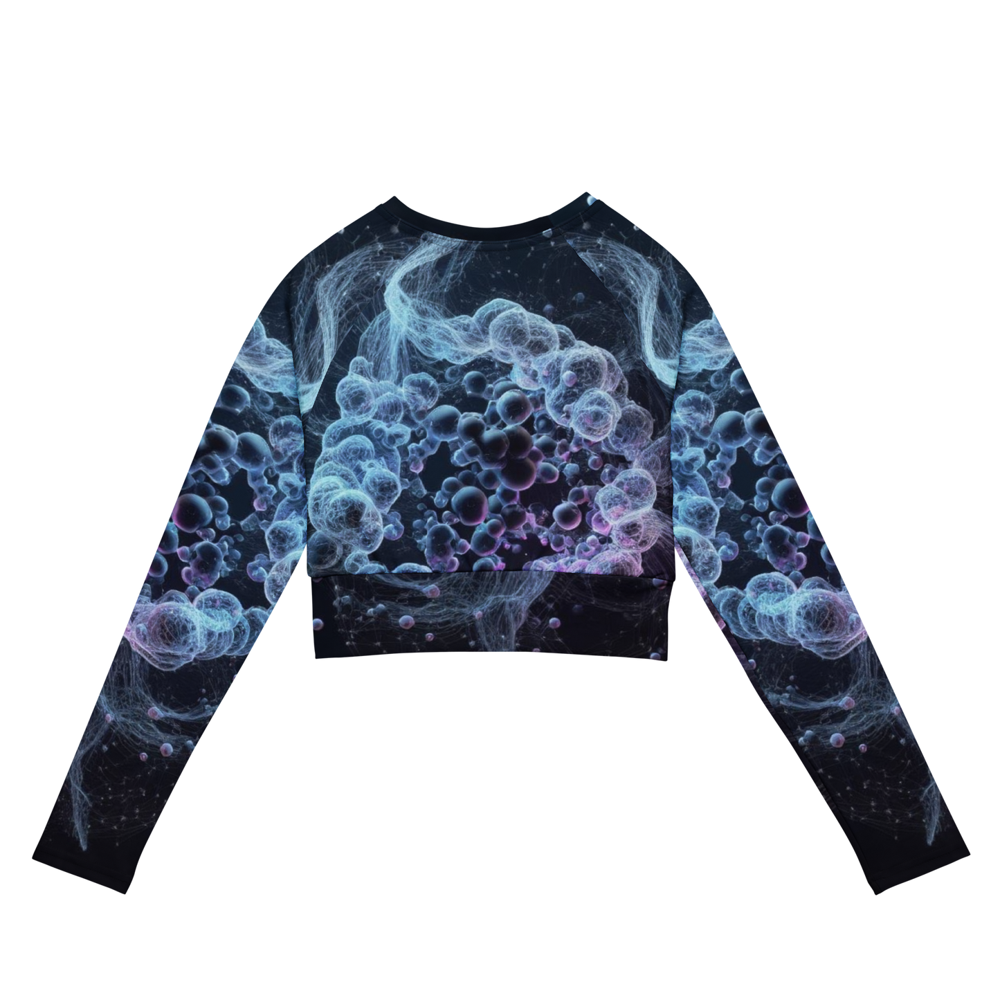 You're so mol-e-COOL! Recycled long-sleeve custom-designed crop tops