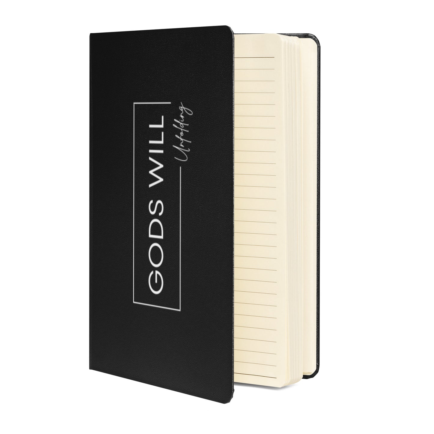 GODS WILL Unfolding Hardcover bound journal notebook