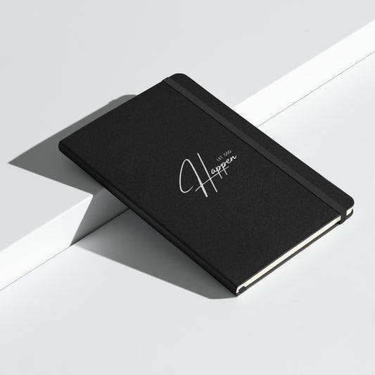 Let God HAPPEN Hardcover bound journal notebook