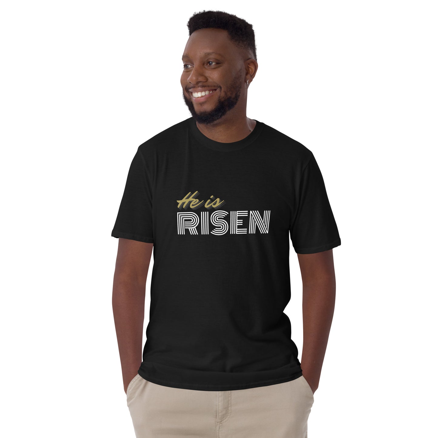 He is RISEN Short-Sleeve Unisex Graphic T-Shirt