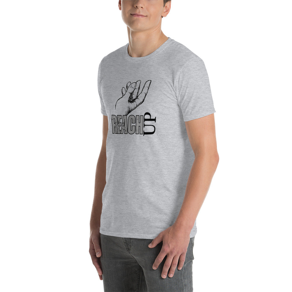 REACH UP "Matthew 11:28" Short-Sleeve Unisex T-Shirt