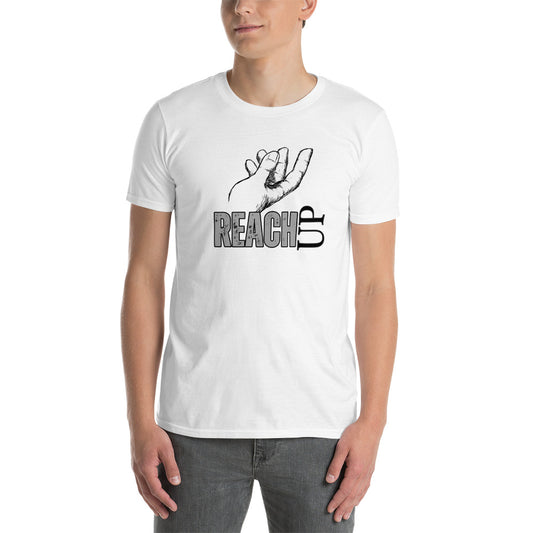 REACH UP "Matthew 11:28" Short-Sleeve Unisex T-Shirt