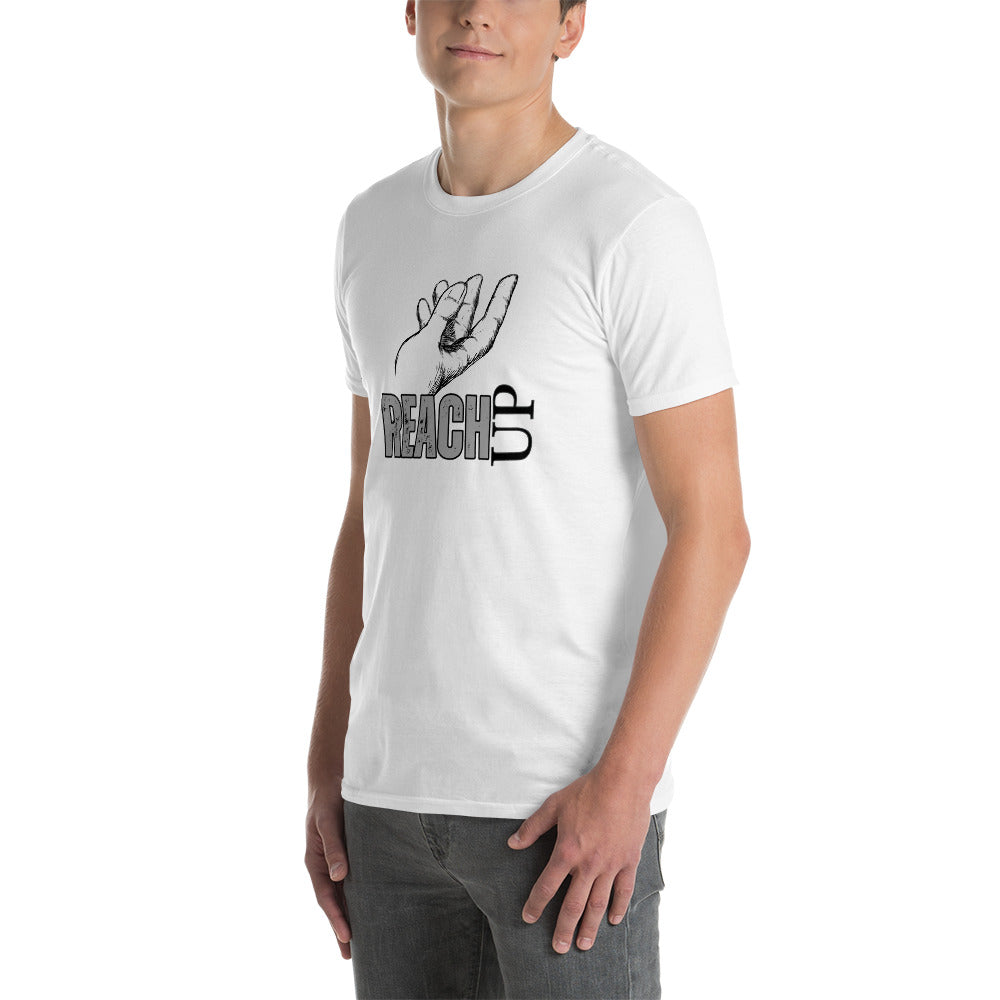REACH UP "Matthew 11:28" Short-Sleeve Unisex T-Shirt