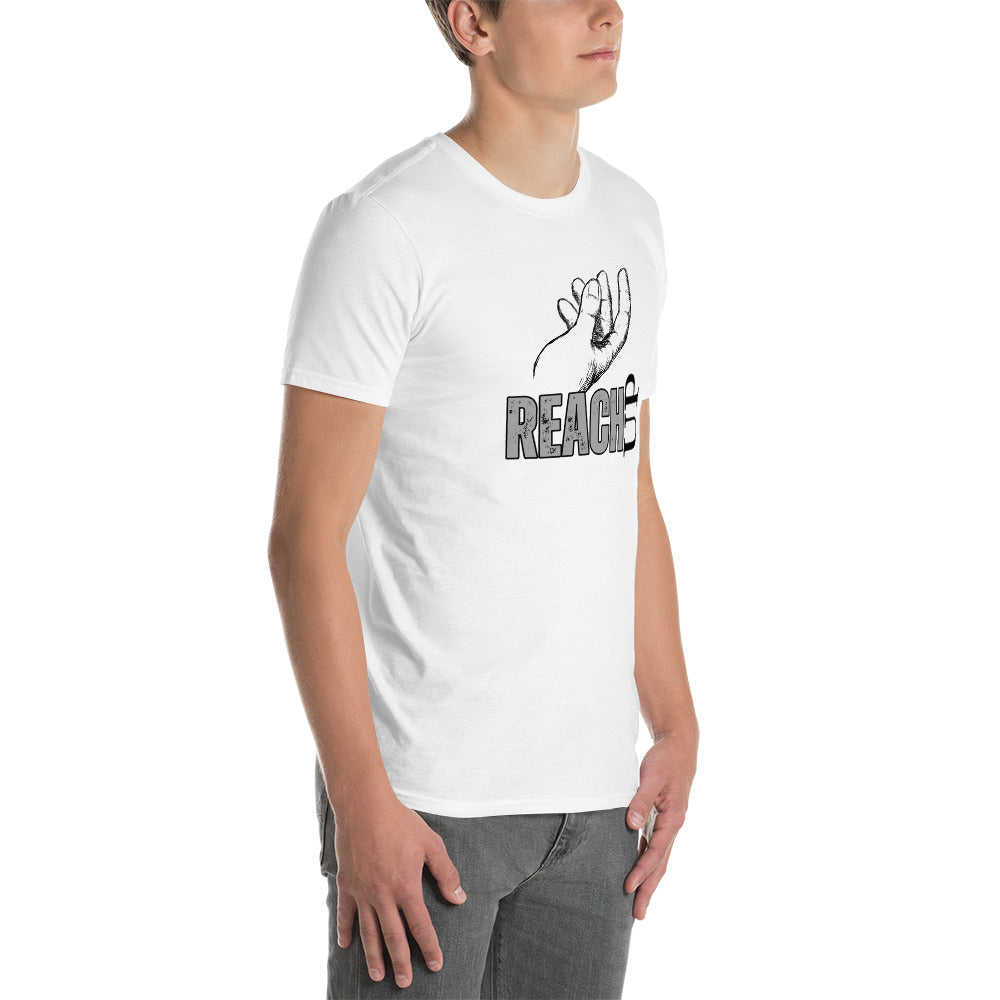 REACH UP "Matthew 11:28" Short-Sleeve Unisex T-Shirt