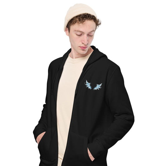 UNCHAINED Unisex basic custom printed zip hoodie jacket