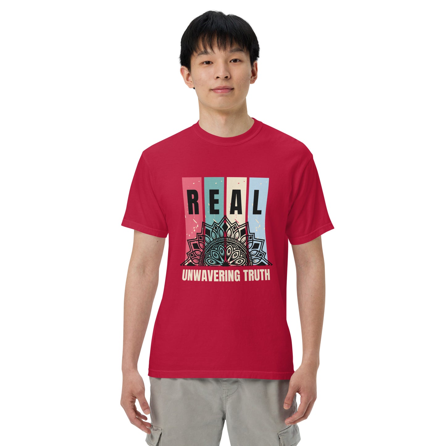 "REAL" Unwavering Truth - Unisex garment-dyed heavyweight t-shirt