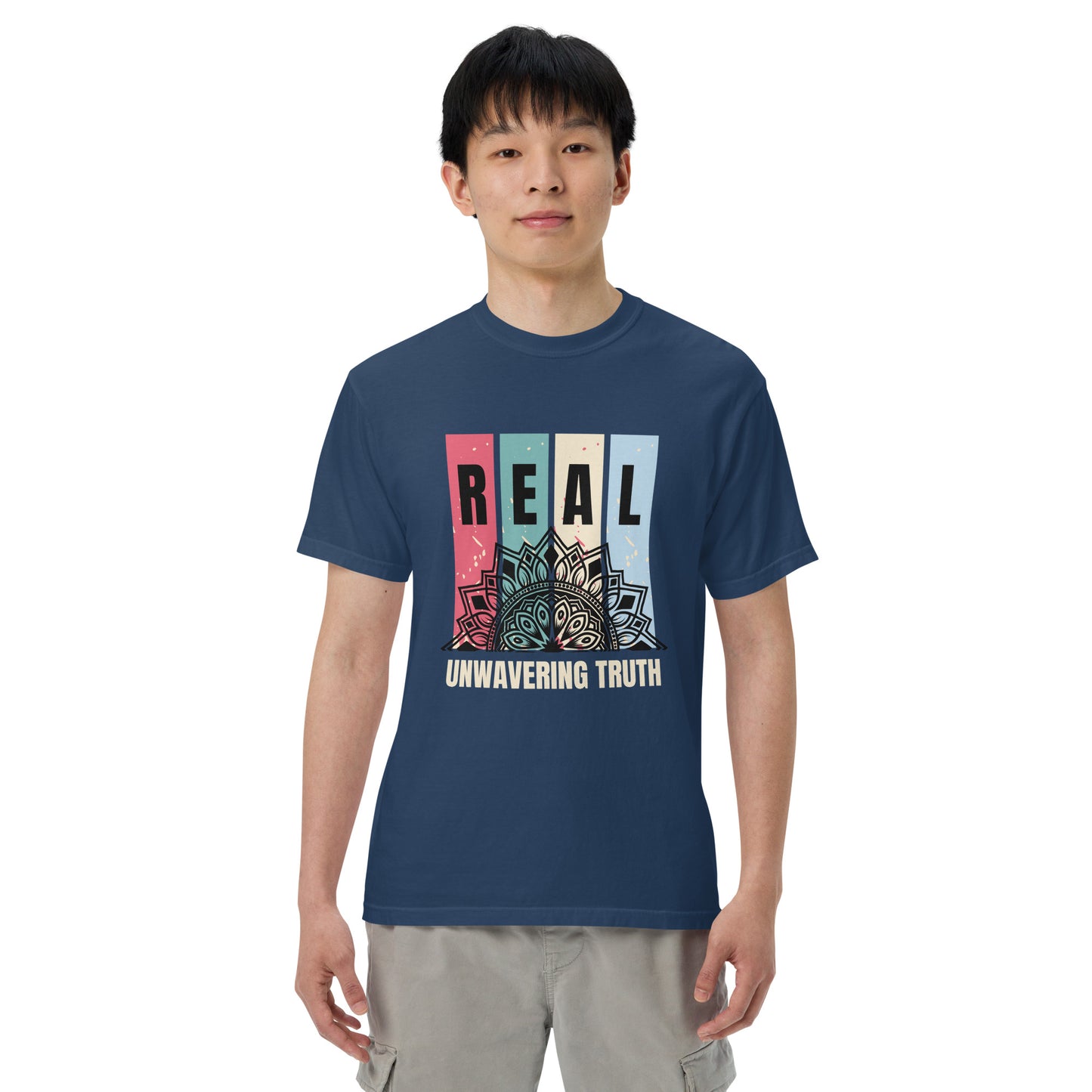 "REAL" Unwavering Truth - Unisex garment-dyed heavyweight t-shirt