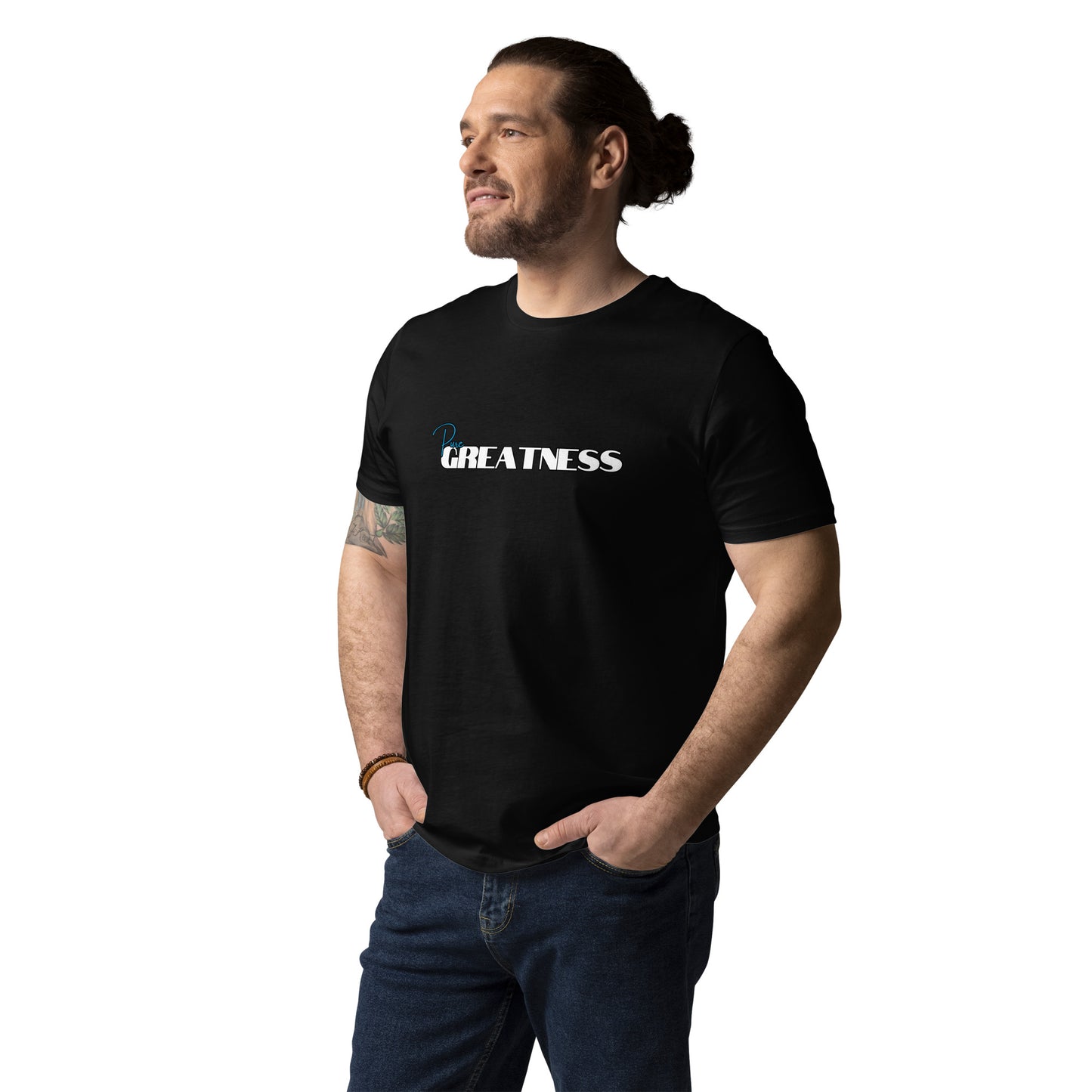 GREATNESS Unisex custom-designed organic cotton t-shirt