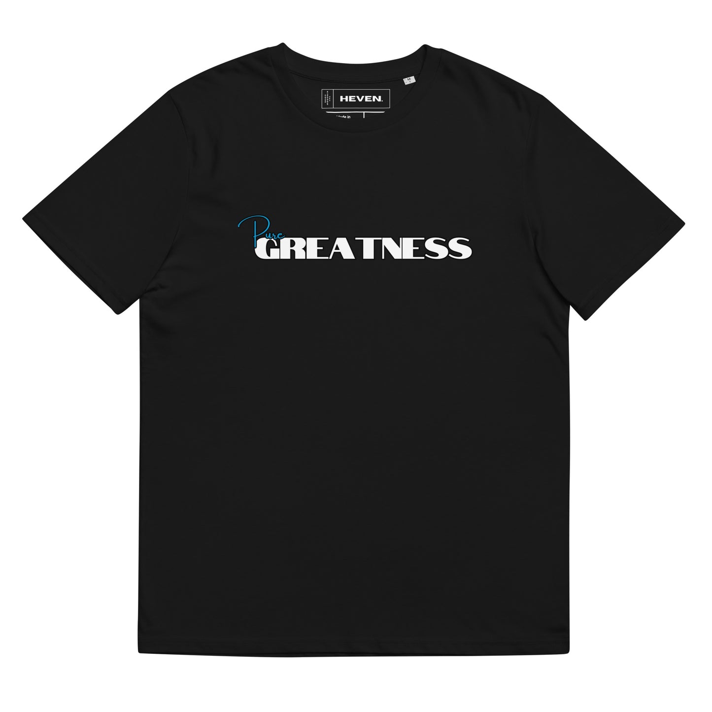 GREATNESS Unisex custom-designed organic cotton t-shirt