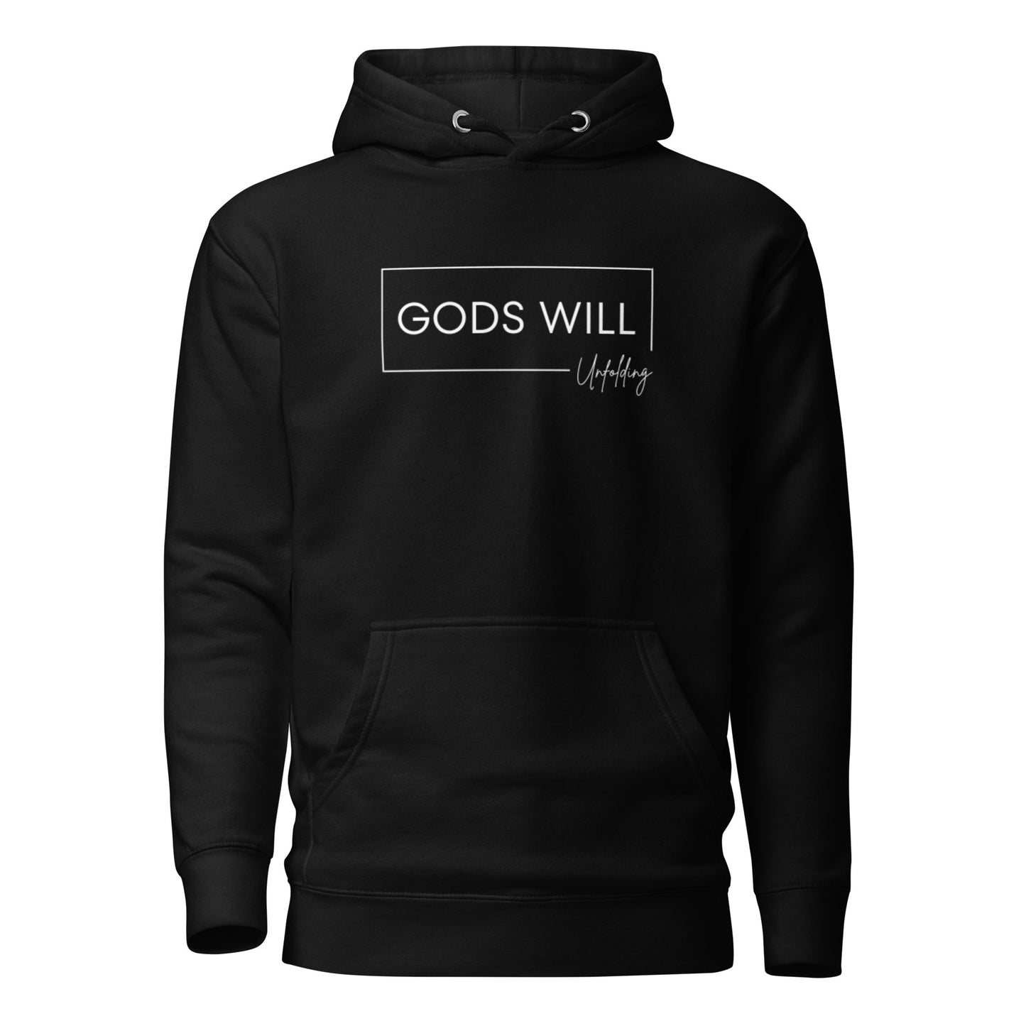 GODS WILL Unfolding Cotton Unisex Hoodie Sweatshirt