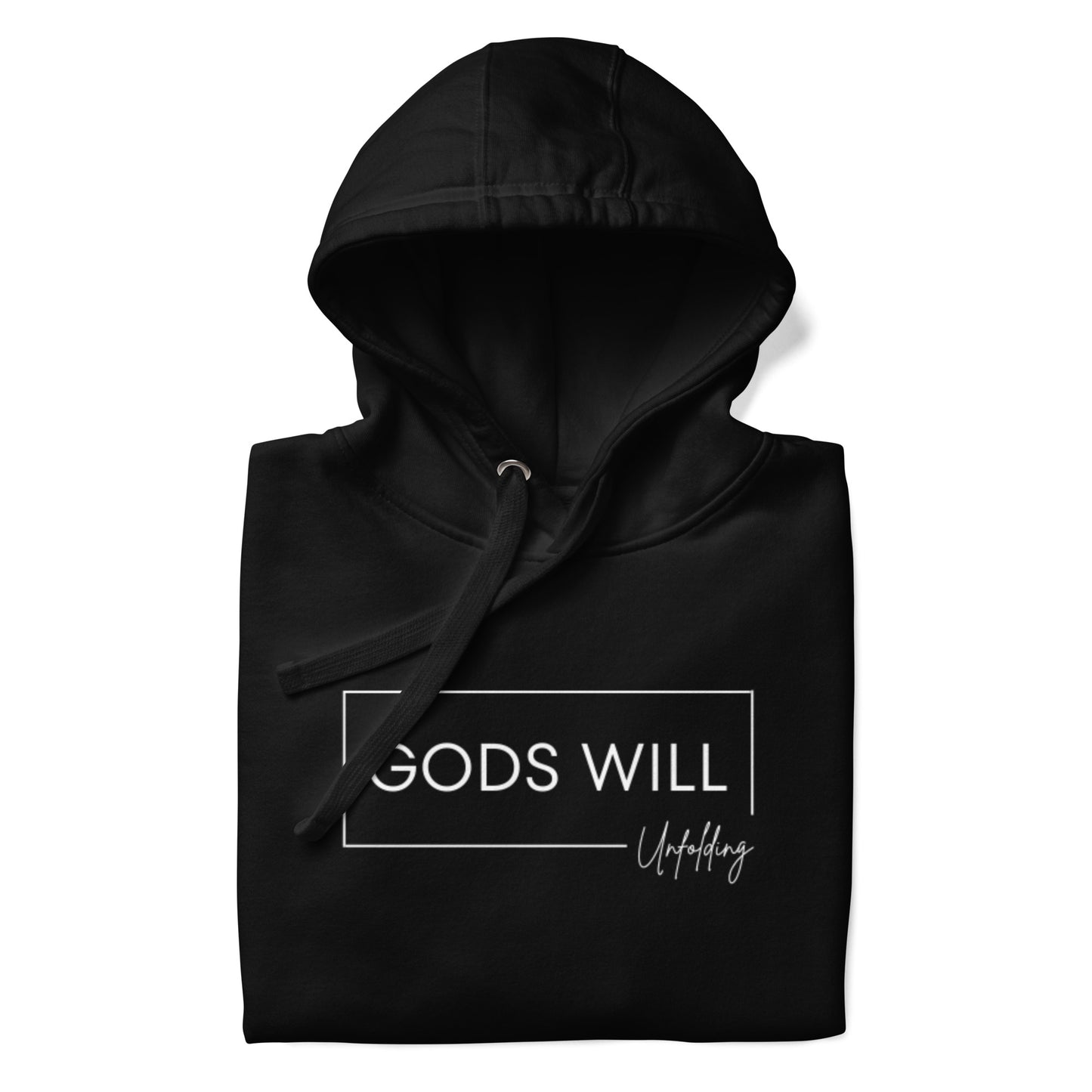 GODS WILL Unfolding Cotton Unisex Hoodie Sweatshirt