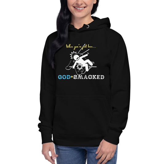 GOD SMACKED Custom Printed Unisex Hoodie Sweatshirt